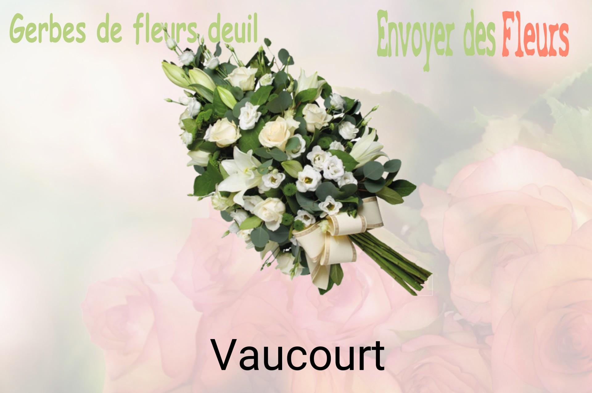 Gerbe de fleurs de deuil livrée à Vaucourt